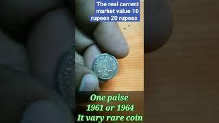 one paisa coin years 1957 to 1964