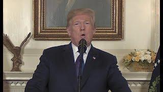 Trump Address On Syrian Strikes - Full Speech