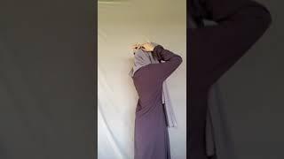 tutorial hijab pashmina malaysia look  #shorts