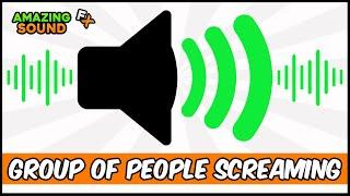 Group Of People Screaming - Sound Effect For Editing