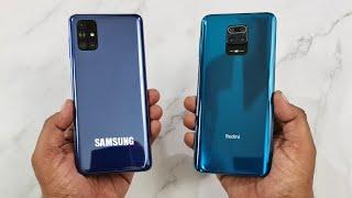 Samsung M51 vs Redmi Note 9 Pro Speedtest & Camera Comparison