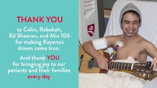 Nurse Gifts Guitar Inscribed by Ed Sheeran to Teen Undergoing Kidney Dialysis