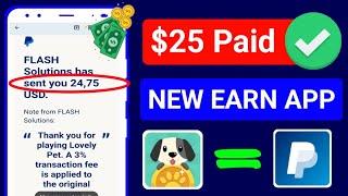 $25 Paypal  Lovely Pet AppNEW EARNING APP 2023How To Earn Money Online