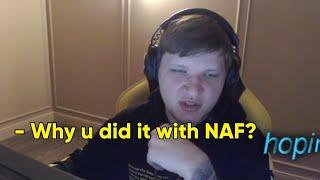 s1mple about NAF situation