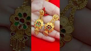 Beautiful Designer Light Weight Gold Earrings