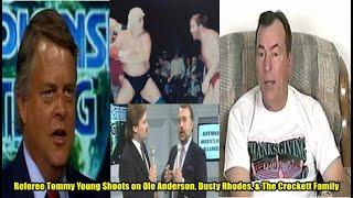 Referee Tommy Young Shoots on Ole Anderson Dusty Rhodes & The Crockett Family