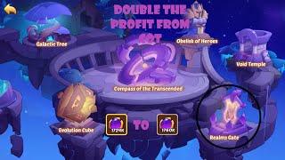 How to do maximize resources in Realms Gate Idle Heroes