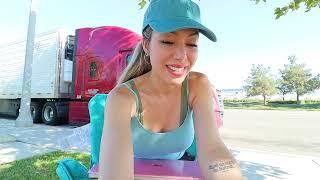 Trucking Vlog  Picnic by myself Rant