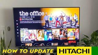 Hitachi TV How to Update