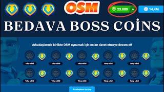 OSM 2024 BEDAVA BOSS COİNS KAZANMA YÖNTEMLERİ  ONLİNE SOCCER MANAGER