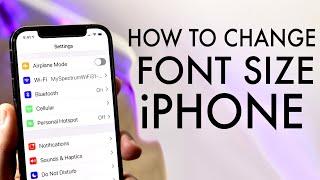 How To Change Font Size On ANY iPhone