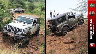 Rock Crawling with Jeep Wrangler Rubicon Thar Endeavour Scorpio Fortuner Isuzu V-Cross