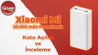 30000 mAhli 2 USB + Type-C ve Micro Girişli POWERBANK İnceleme ve Kutu Açılımı