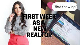 FIRST WEEK AS A NEW REALTOR Day in a life of a Realtor meetings showings etc