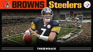Big Ben COOKS in 1st Matchup with Cleveland Browns vs. Steelers 2004 Week 5