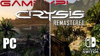 Crysis Graphics Comparison Switch Remastered vs. PS3 PC