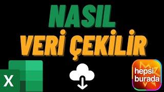 BUNDAN İYİSİ YOK  Excel İnternetten Veri Alma  Hepsiburada Sitesinden Veri Çekmek