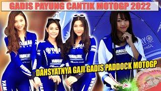 Bebas foya foya  Segini gaji gadis paddock cantik motogp  Umbrella Girl Mandalika 2022