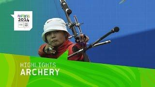 Li Jiaman Womens Archery Gold - Highlights  Nanjing 2014 Youth Olympic Games