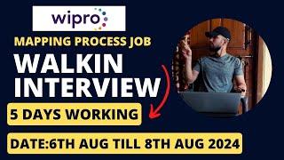 Wipro Mapping Process Job