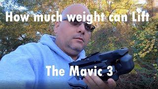 Mavic 3 - Lifting weight test