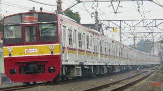 koleksi KRL Commuter line rangkaian terpanjang 12 kereta sf12 l ジャカルタ最長電車12両