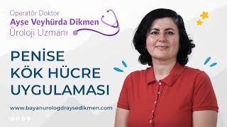 Penis kök hücre uygulaması... Op. Dr. Ayşe V. Dikmen 0545 259 79 84 #bayanürolog #penisekökhücre