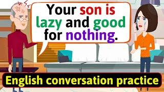 Shadowing English Conversation Practice Father and son Improve English Speaking Skills