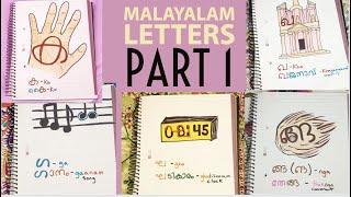 Learn Malayalam Letters Part 1