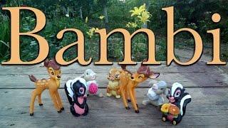 Disneys Bambi Toys Playset Figures Collection