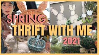 THRIFT WITH ME 2021SPRING DECOR HAUL 2021SPRING DECOR ON A BUDGET