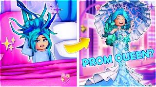 GIVING MY SISTER THE ULTIMATE PROM MAKEOVER IN ROYALE HIGH... Roblox