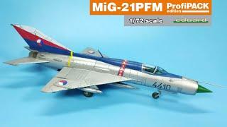 MiG-21 PFM. Model by Eduard in 172 scale. I build and paint