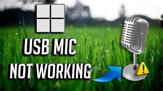 Fix USB Microphone Not Working On Windows 1110 SOLVED