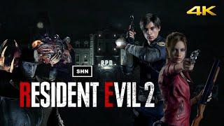 Resident Evil 2 Remake Claire B 4K 60fps HARDCORE Game Movie No Hud Crosshair No Commentary