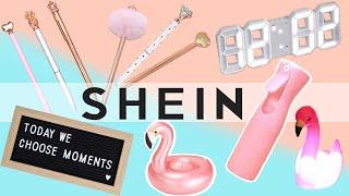 Compras SHEIN achados de decoração e artigos de papelaria @SHEINOFFICIAL