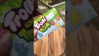 Trolli Sour Brite Trees #shorts #christmascandy #candy #asmr #satisfyingvideo #sourcandy #candyasmr
