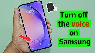 How to turn off talkback on samsung without settings