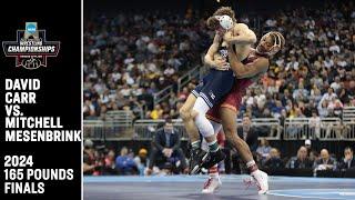 David Carr v. Mitchell Mesenbrink 2024 NCAA wrestling championship 165 pounds