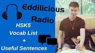 Chinese Mandarin HSK5 Vocab List and Sentences Episode 1