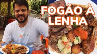 COMIDA CAIPIRA NO FOGÃO À LENHA - NITERÓI