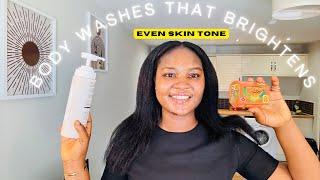 Best Body washes  for even skintone and brighten skin. How to brighten lighten your skin.#lighten