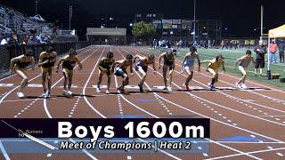 2021 TF - Meet of Champions 1600 Boys heat 2