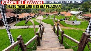 NGOPI DI SAWAH GADOG PUNCAK BOGOR RESTO HITS ALA PEDESAAN