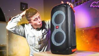 Самый Мощный маленький JBL PartyBox Офигенный БАС и Крутая Подсветка - JBL PARTYBOX 110