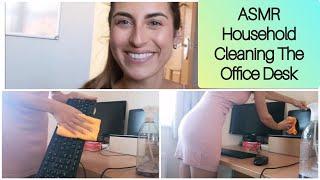 ASMR Household Cleaning The Office Desk No Talking