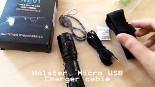 Nitenumen NE01 Updated VER - Cree XPL V5 1060Lm 7 Modes REVIEW