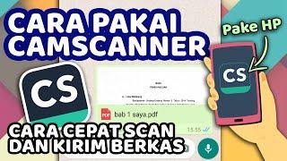 Cara Pakai Aplikasi Camscanner  Scan dan Kirim Berkas Pdf