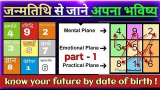 जन्म तिथि से जाने जीवन के रहस्य  know about life by loshu grid  numerology prediction #numrology