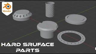 Hard Surface Parts Modeling in Blender 2 90 1